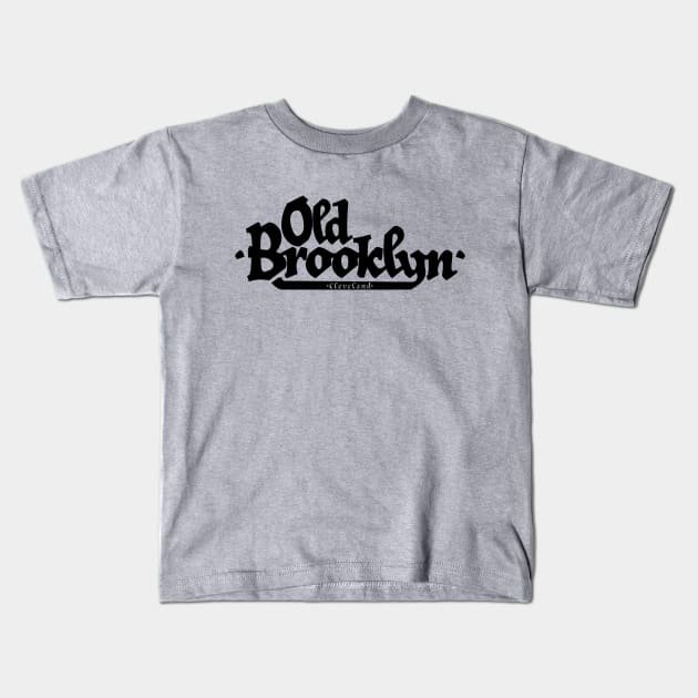 Old Brooklyn Black Kids T-Shirt by Freeballz
